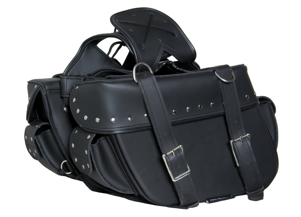 DS Two Strap Saddle Bag w/ Studs